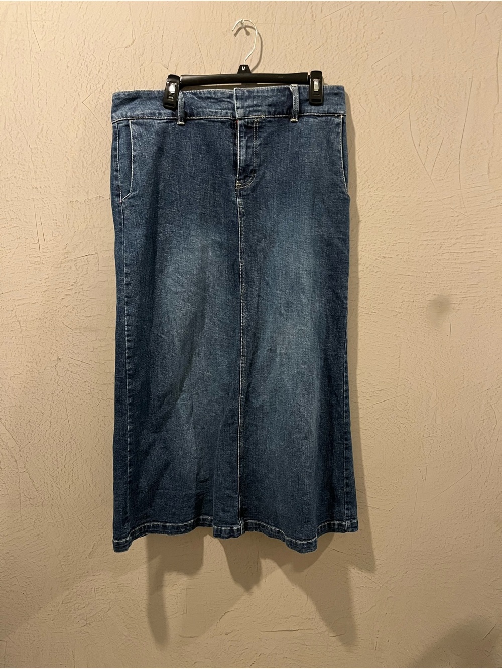 Tommy Hilfiger Dark Blue Denim Maxi Skirt
